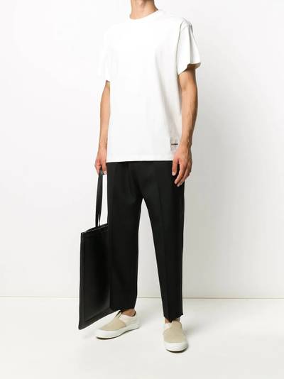 Jil Sander elasticated-waist straight trousers outlook