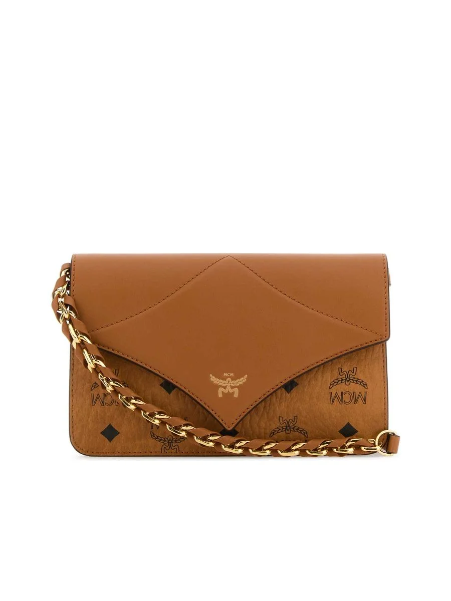 Diamond Viscose Leather Mix Brill Crossbody Mini - 1