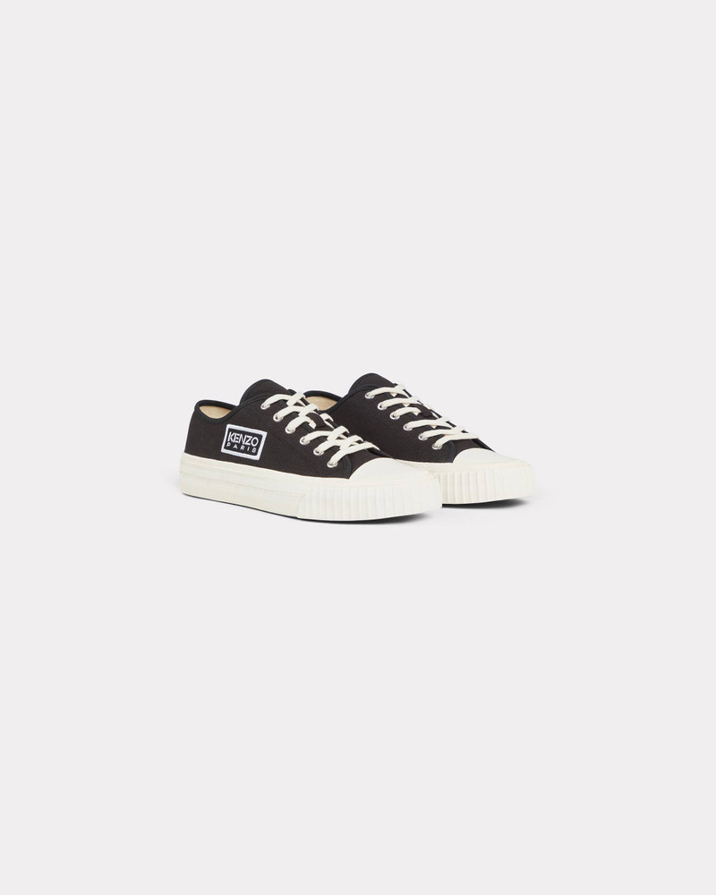 KENZO 'KENZO Foxy' embroidered canvas trainers outlook