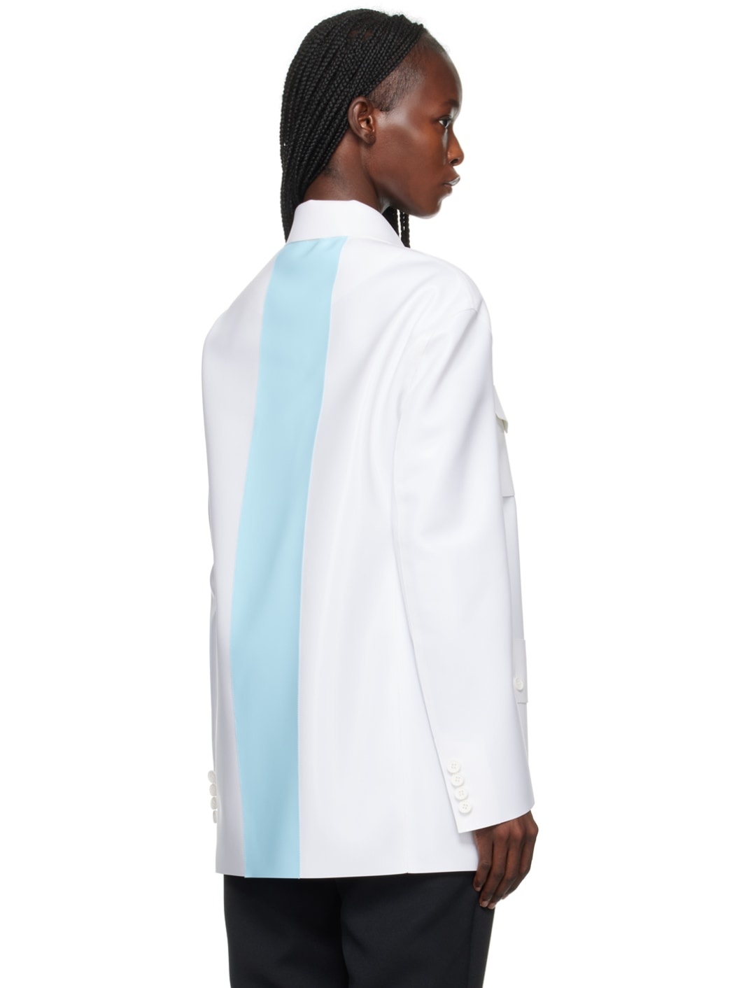 White Iconic Jacket - 3