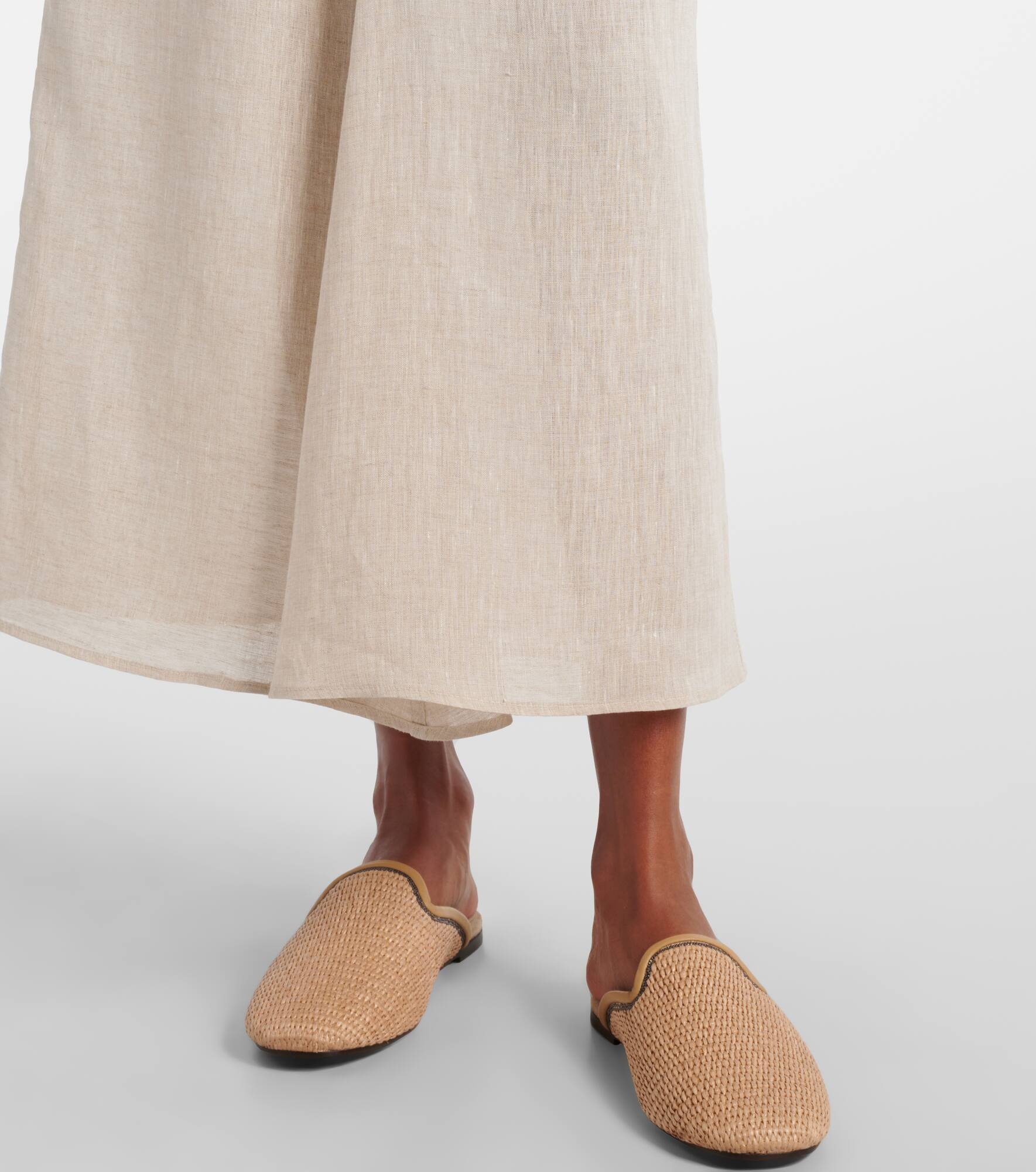 Monili linen maxi skirt - 5
