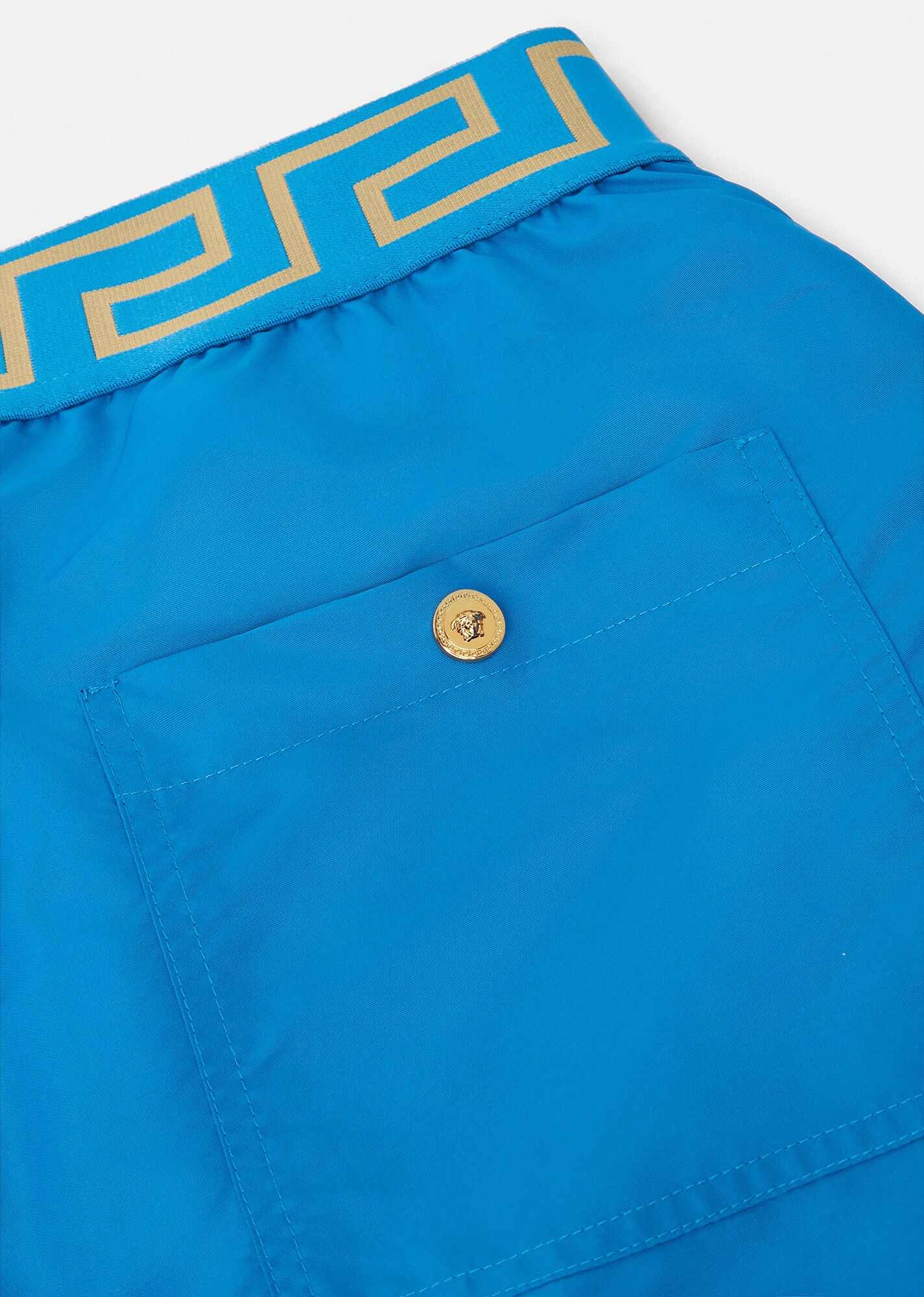 Greca Swim Shorts with Pocket - 2