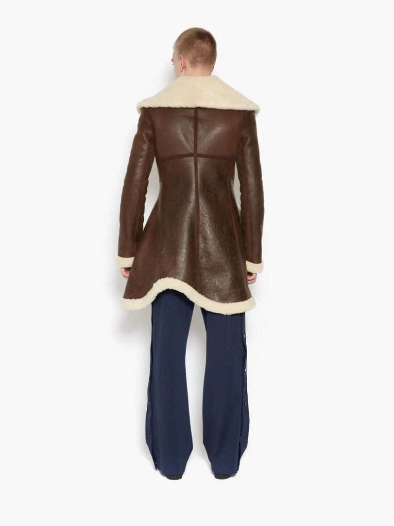 BUMPER-TUBE SHEARLING PEACOAT 4
