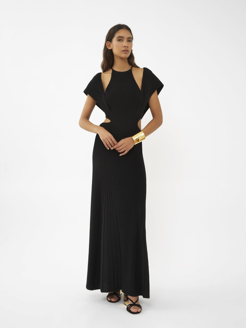 CUT-OUT SLEEVELESS MAXI DRESS 3