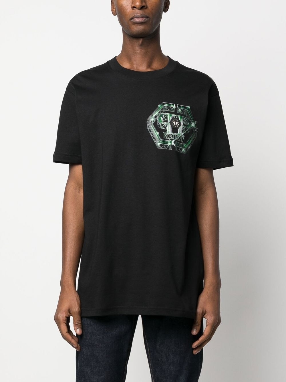 logo print T-shirt - 3