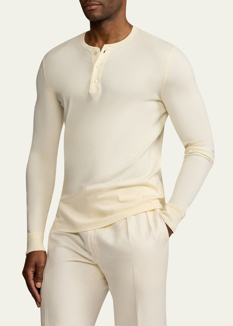 Men's Interlock Henley Shirt 5