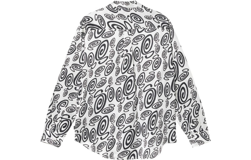 Stüssy Stussy Swirly S Silk Shirt 'White' 1110242 outlook