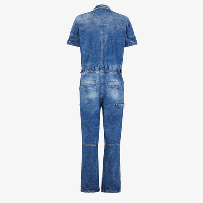 FENDI Blue denim jumpsuit outlook