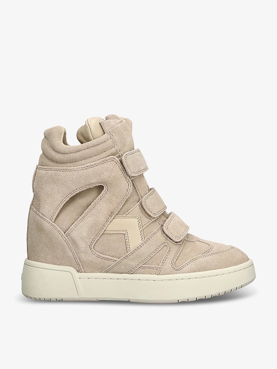 IM3 suede high-top wedge trainers - 1