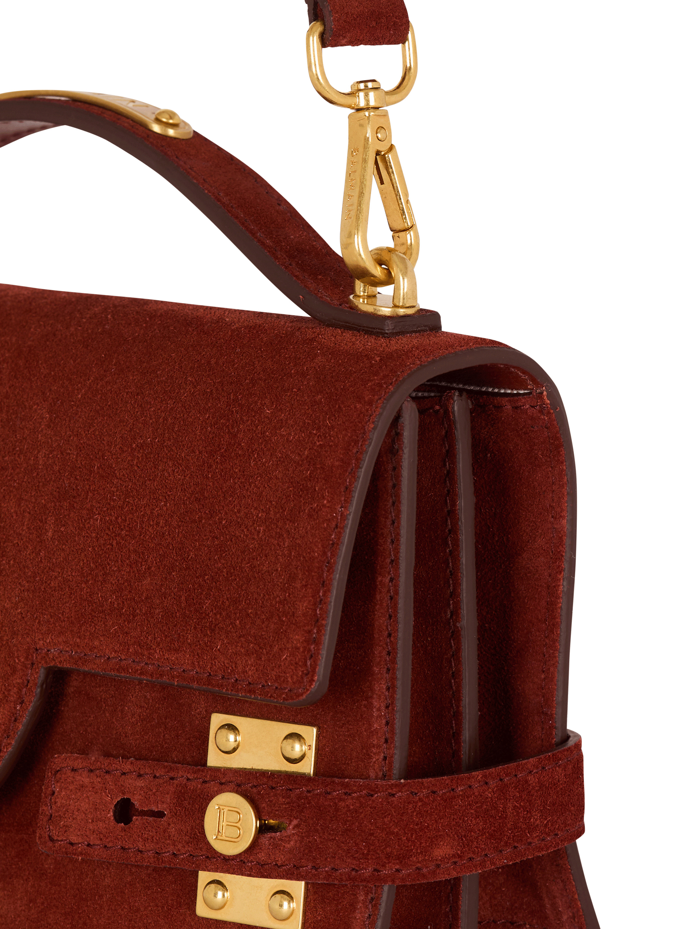 B-Buzz Shoulder 24 bag in suede - 5