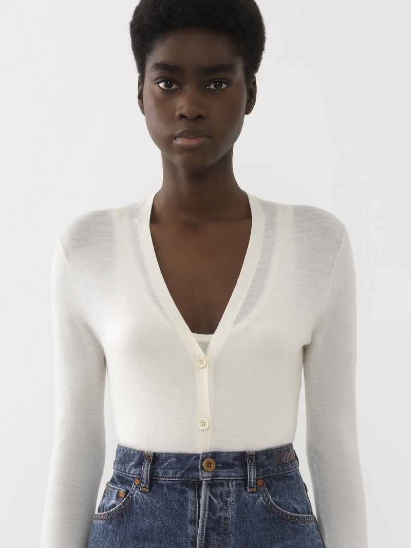 Chloé SCALLOPED CARDIGAN outlook