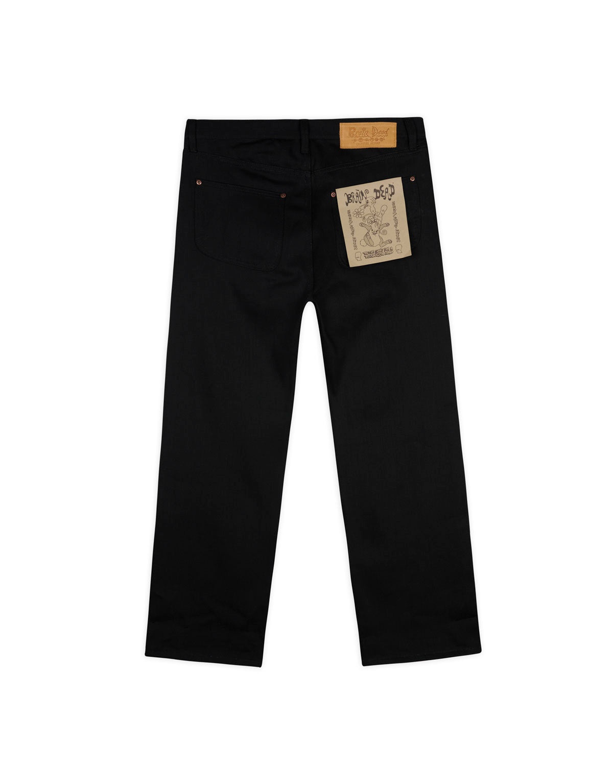 Type 00 13.2oz Selvedge Denim Pant - Black - 3