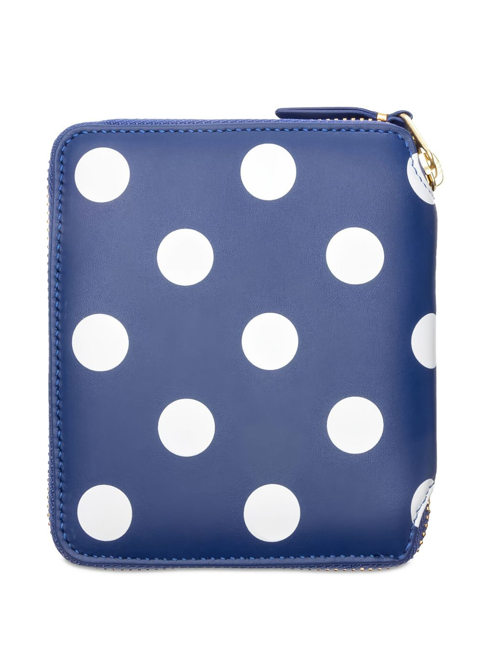 polka-dot zipped wallet - 2