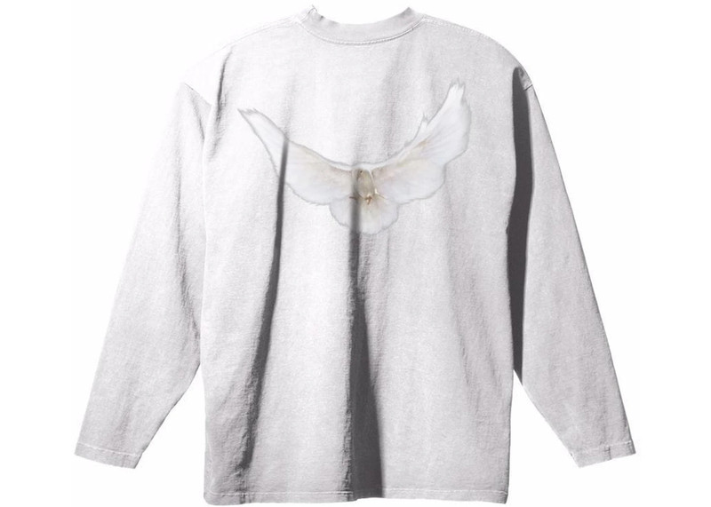 YEEZY Yeezy Gap Engineered by Balenciaga Dove L/S T-shirt White outlook
