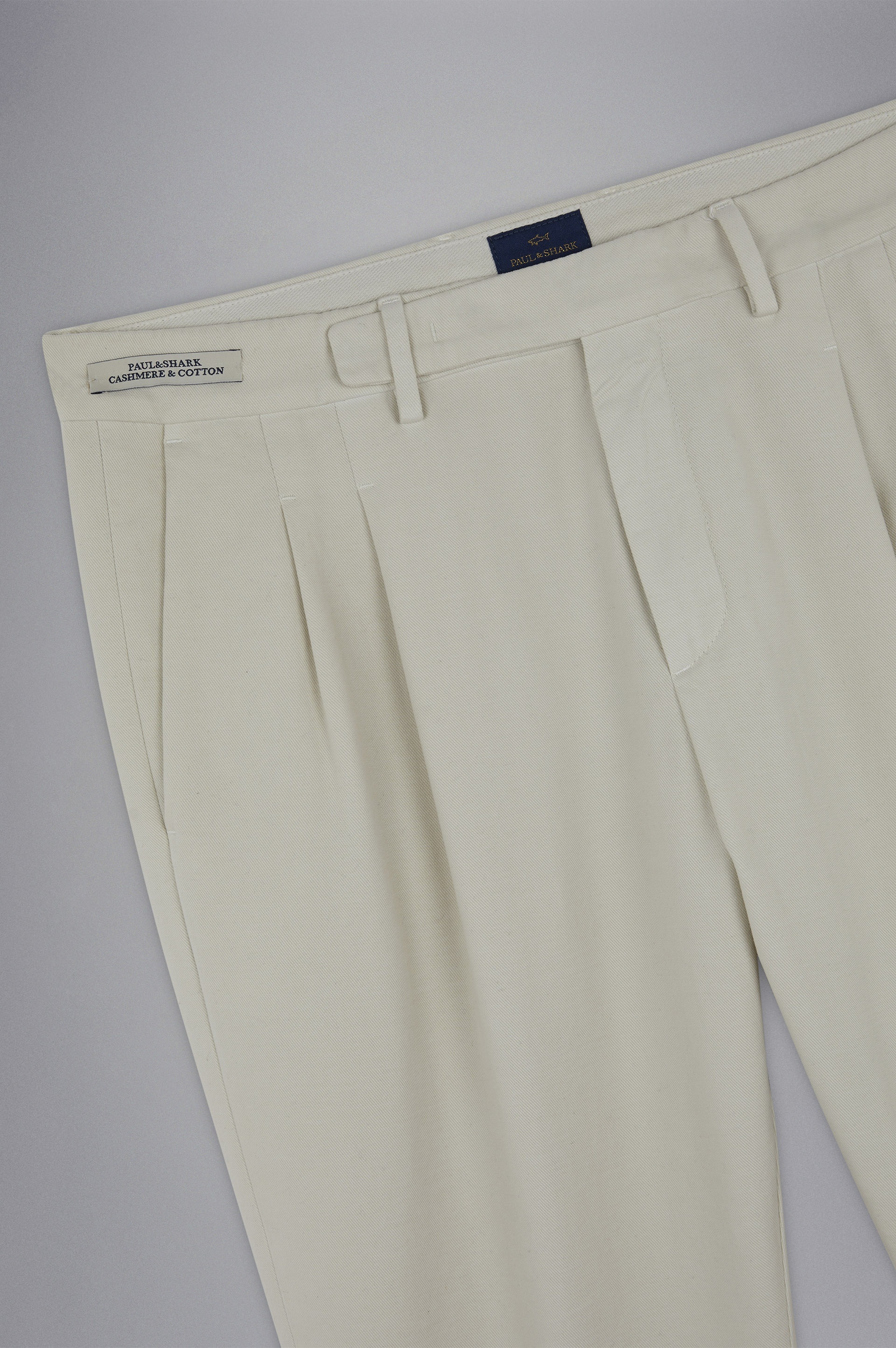 CASHMERE AND COTTON TROUSERS - 5