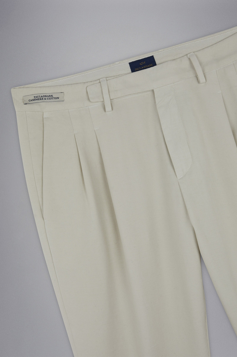 CASHMERE AND COTTON TROUSERS 5