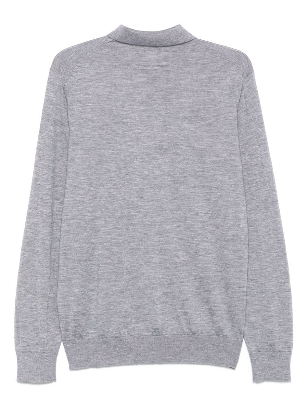 mélange polo shirt - 2