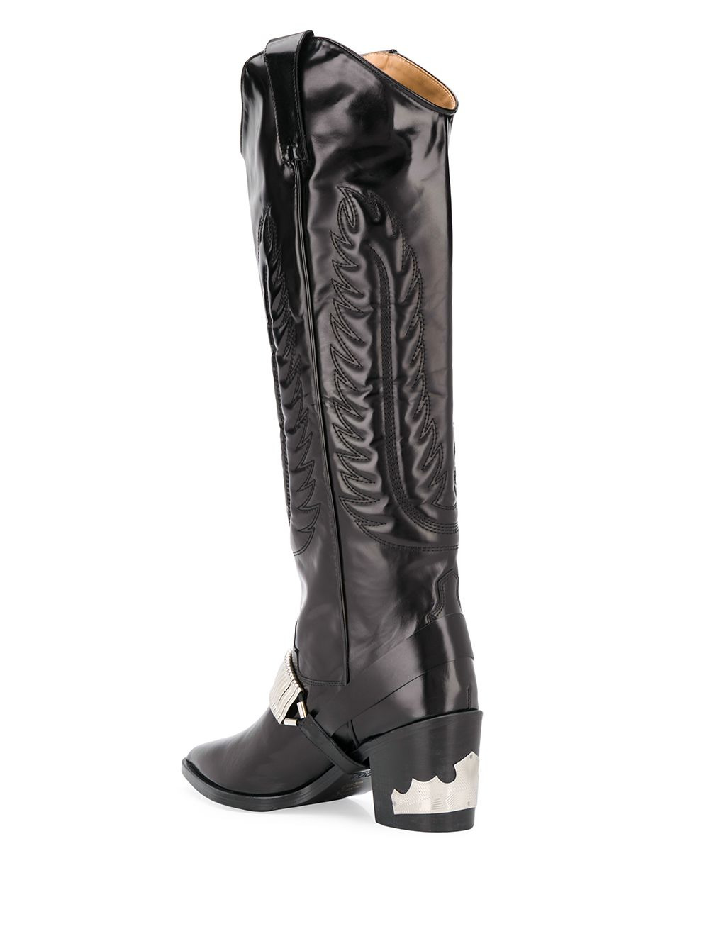 knee length cowboy boots - 3