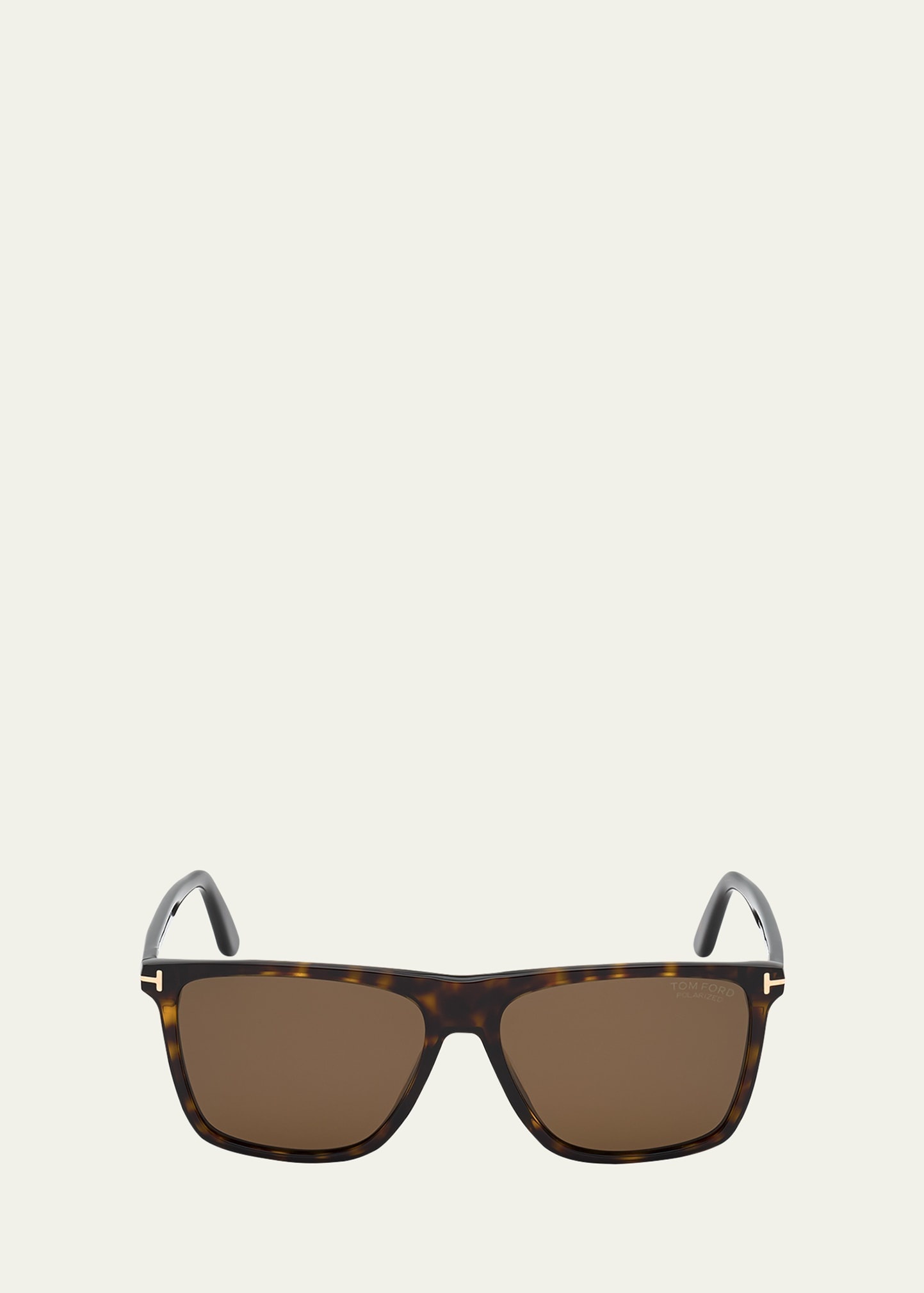 Men's Fletcher Polarized Square Plastic Sunglasses - 1