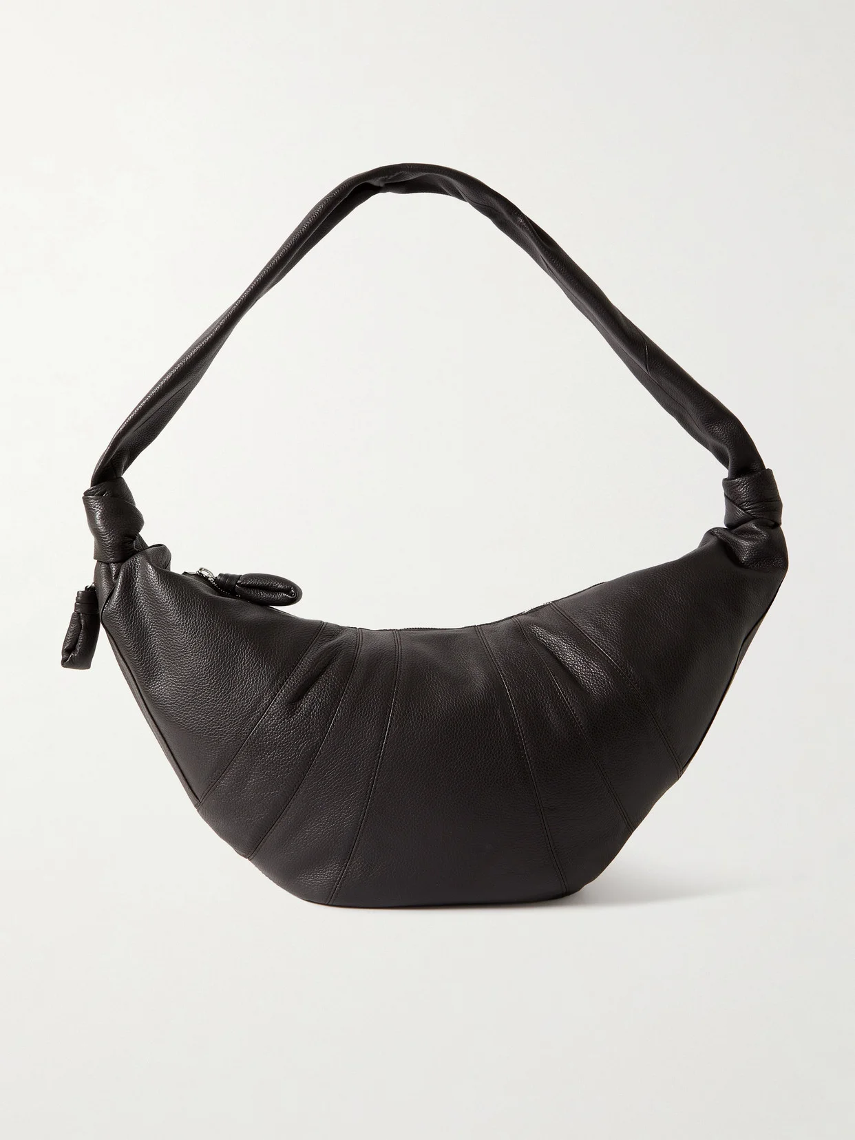 Croissant Large Paneled Textured-leather Shoulder Bag - 1