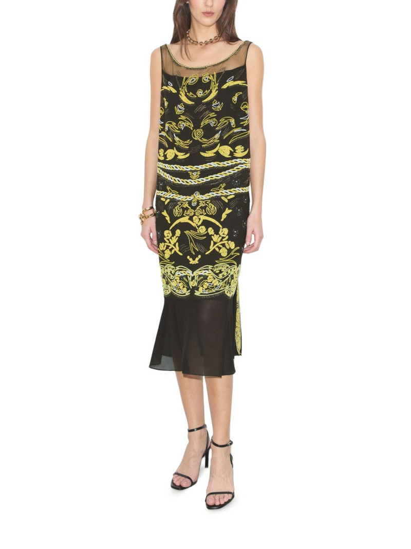 TORY BURCH embellished mesh dress outlook