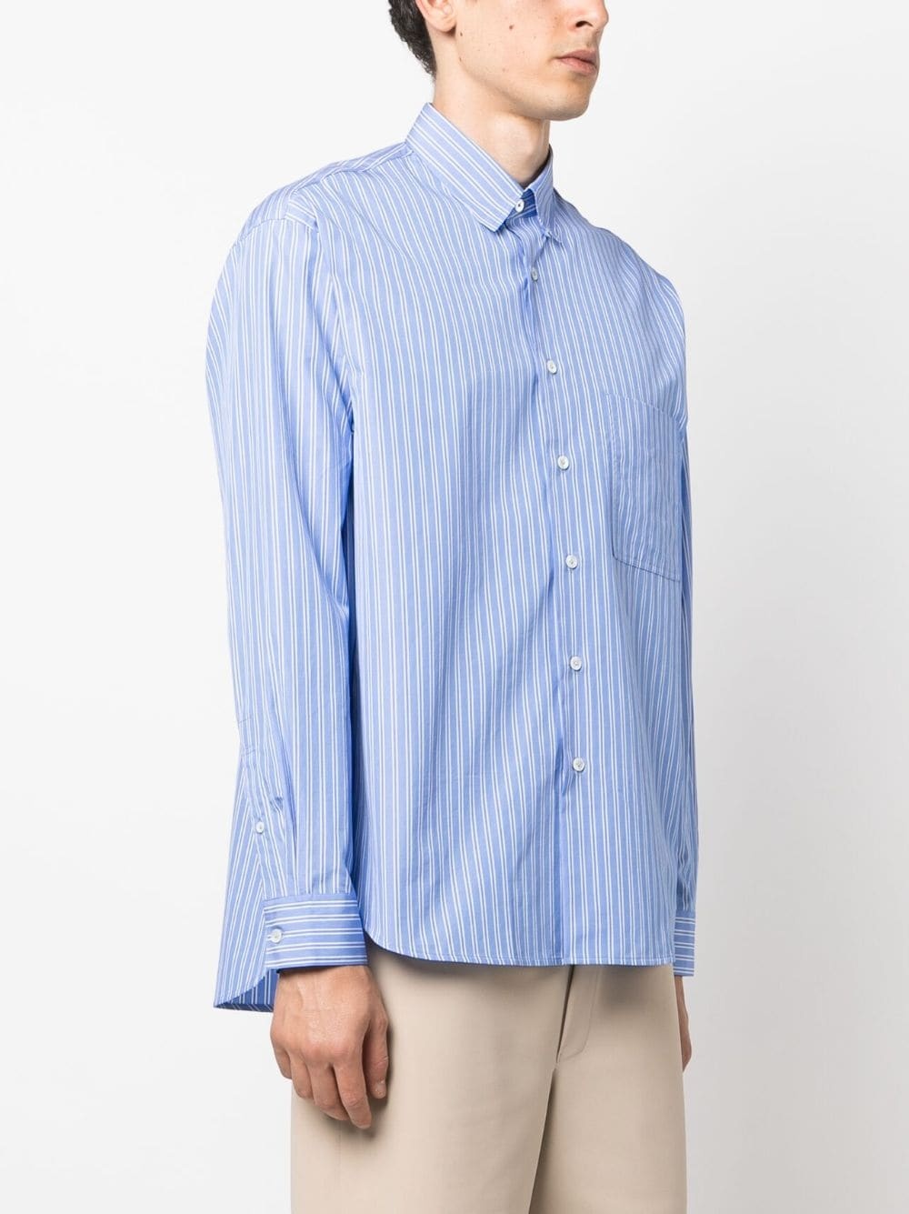 STRIPED LONG-SLEEVE SHIRT - 3
