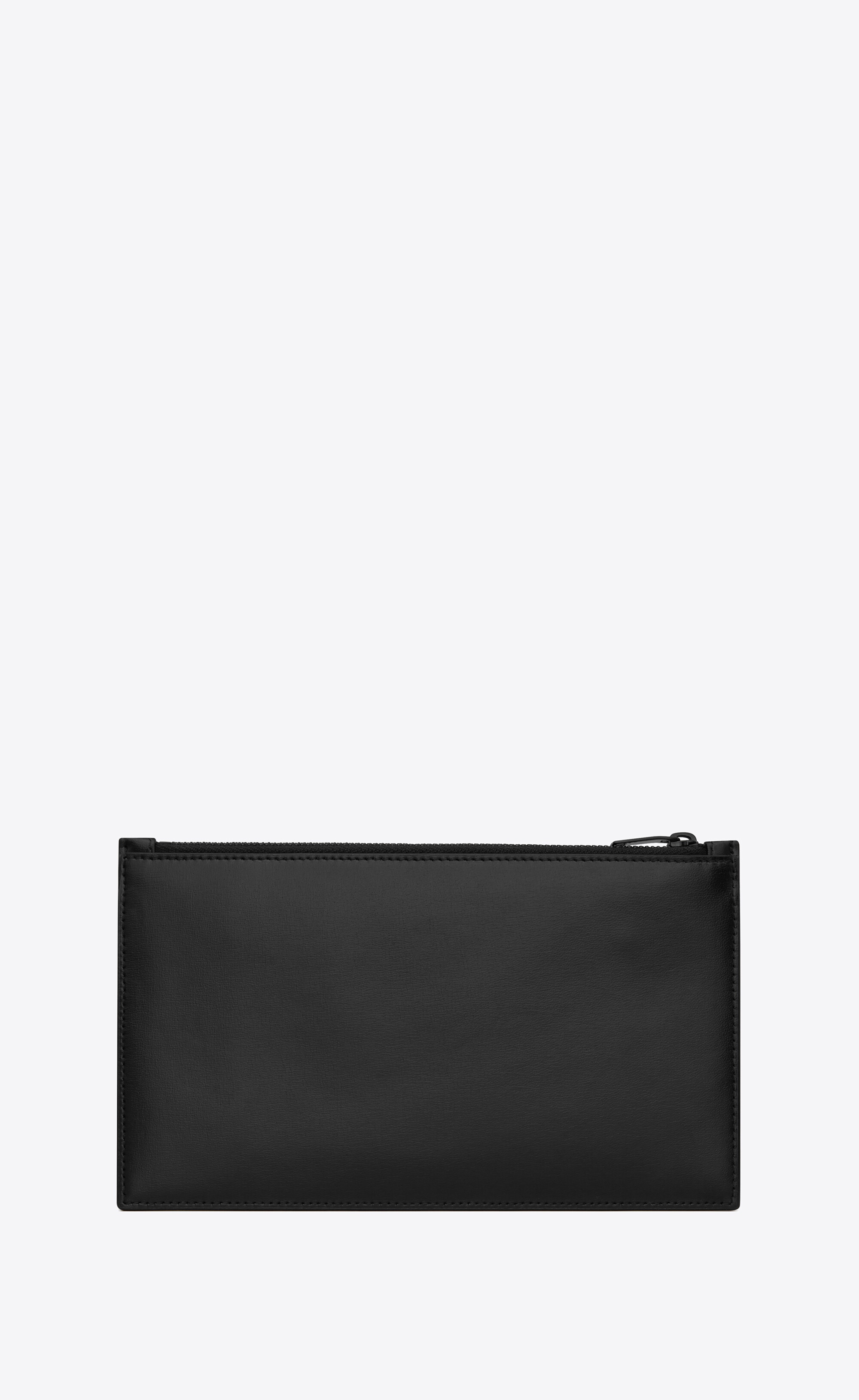 tiny monogram bill pouch in matte leather - 2