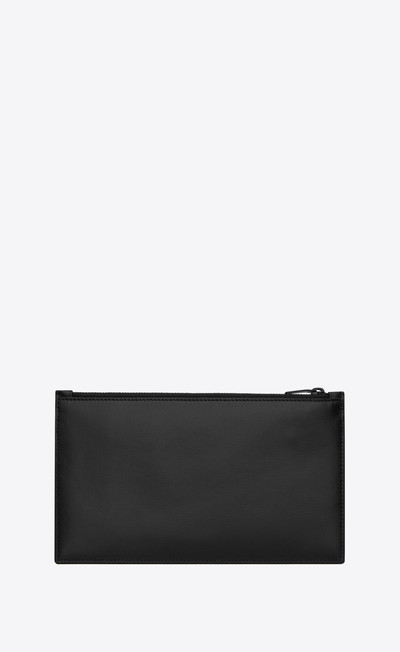 SAINT LAURENT tiny monogram bill pouch in matte leather outlook