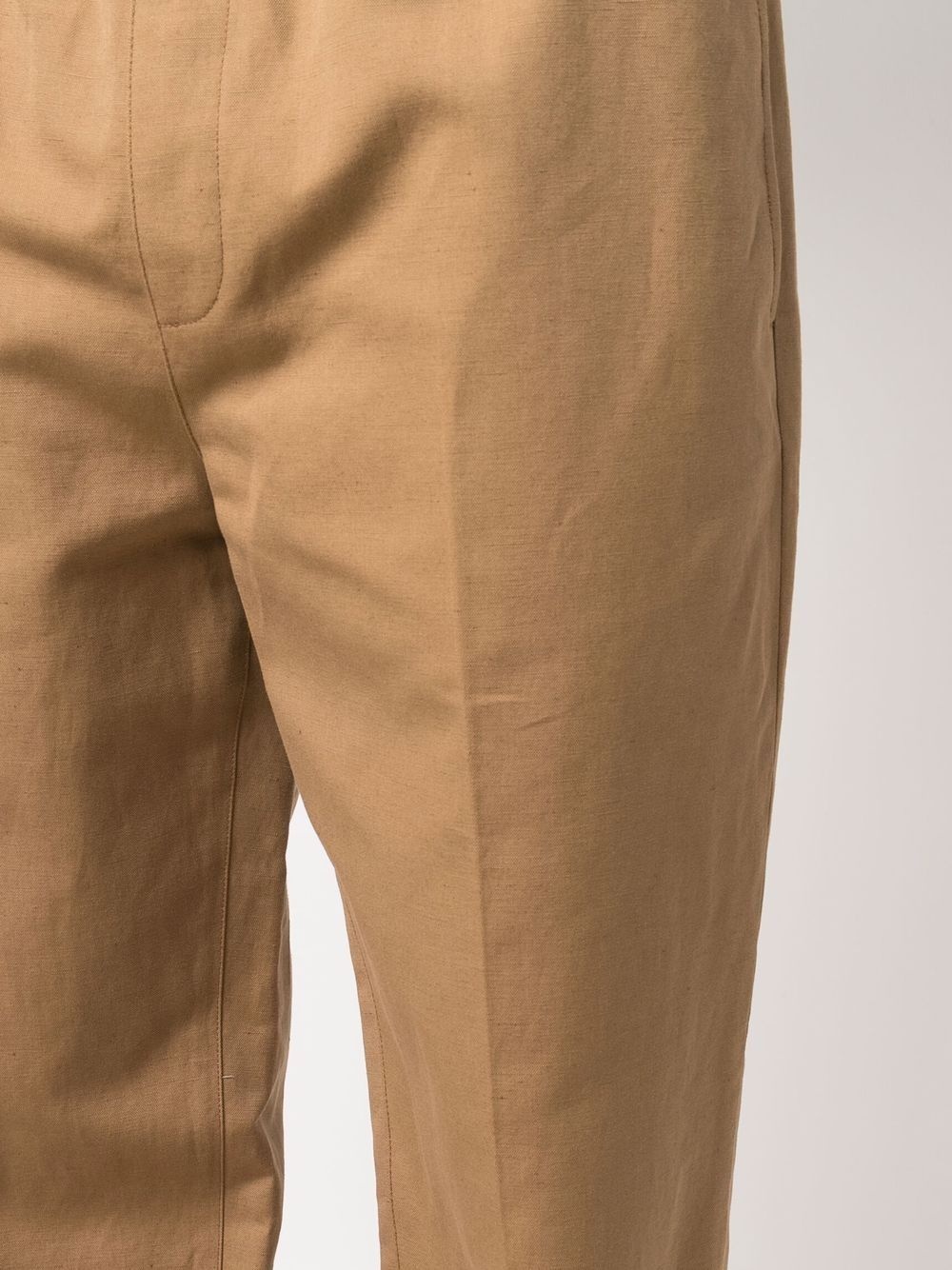 elasticated straight-leg trousers - 5