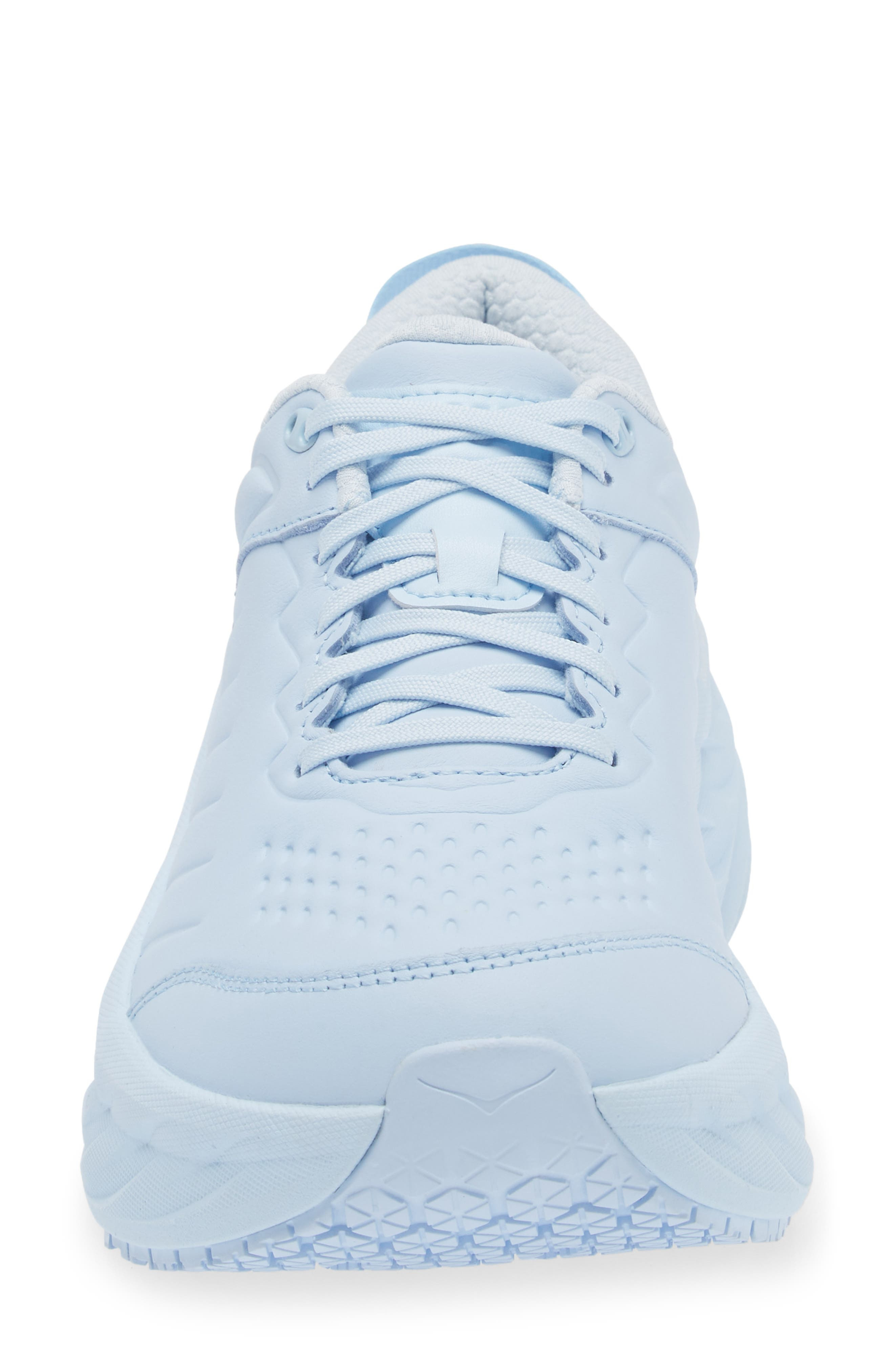 HOKA Bondi SR Water Resistant Running Shoe in Ice Water /Ice Water at Nordstrom - 4