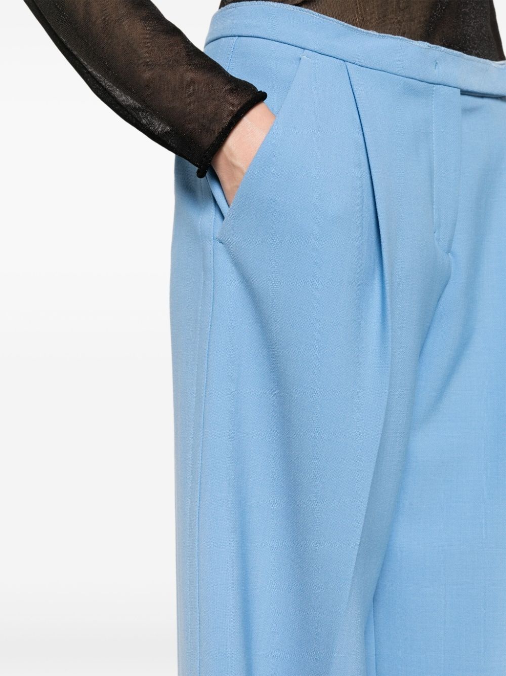 pleat-detail palazzo pants - 5