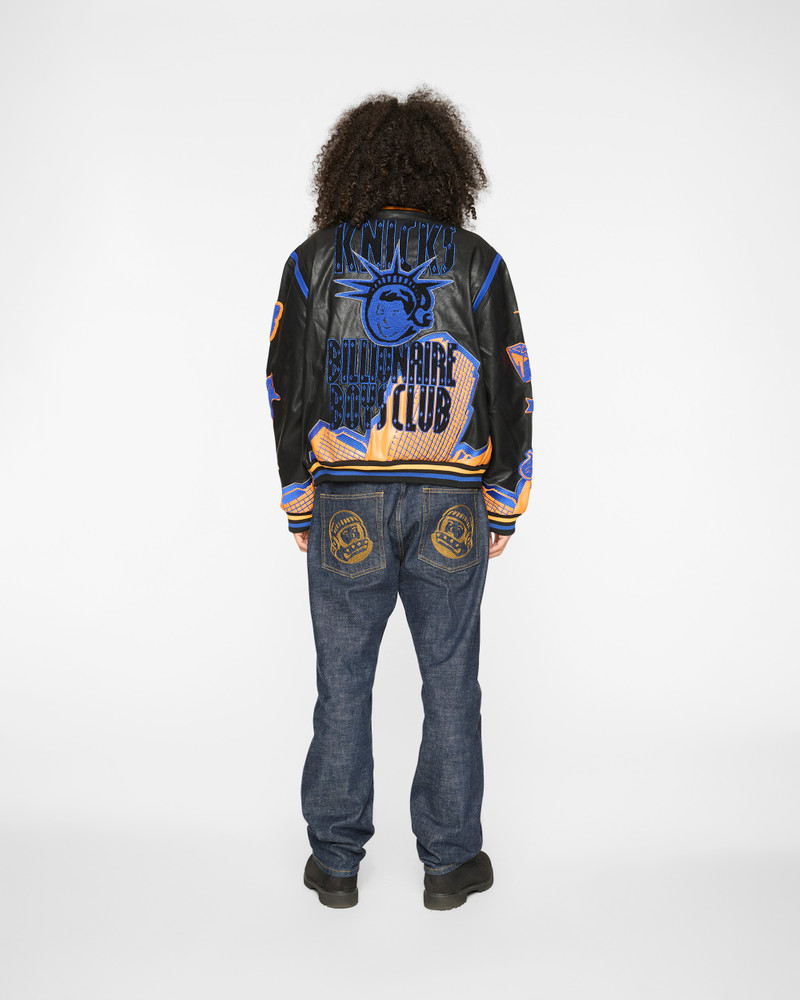 BBC X JEFF HAMILTON KNICKS VARSITY JACKET 4