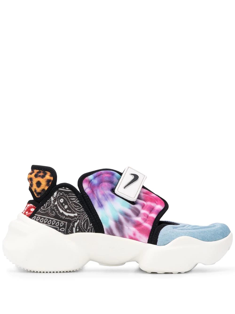 Rift patchwork low-top sneakers - 1