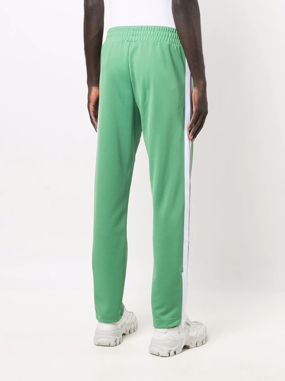 side-stripe logo-print track pants - 4