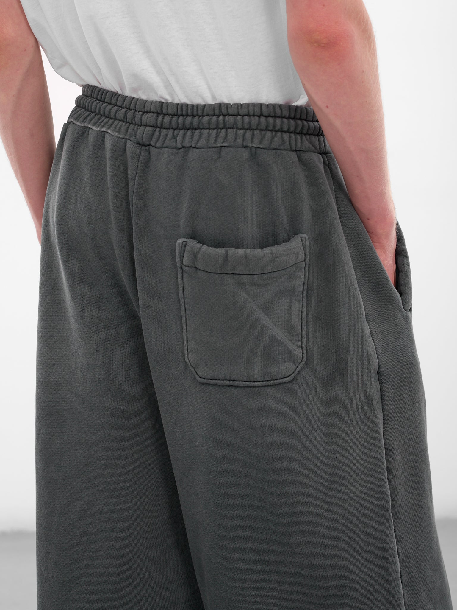 Gray Raw Cut Bontan Sweatpants - 5