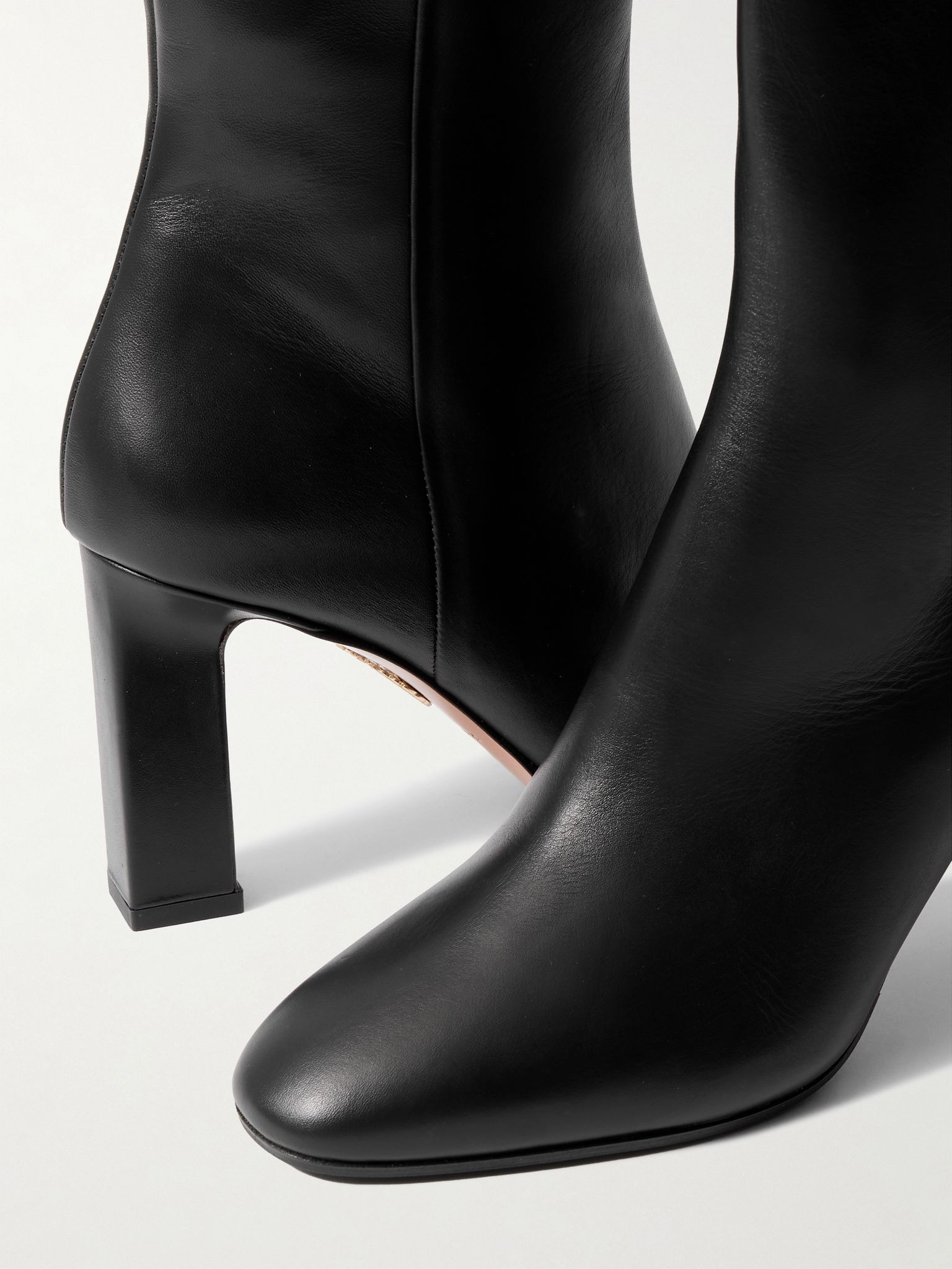 Sellier 85 leather ankle boots Black - 4