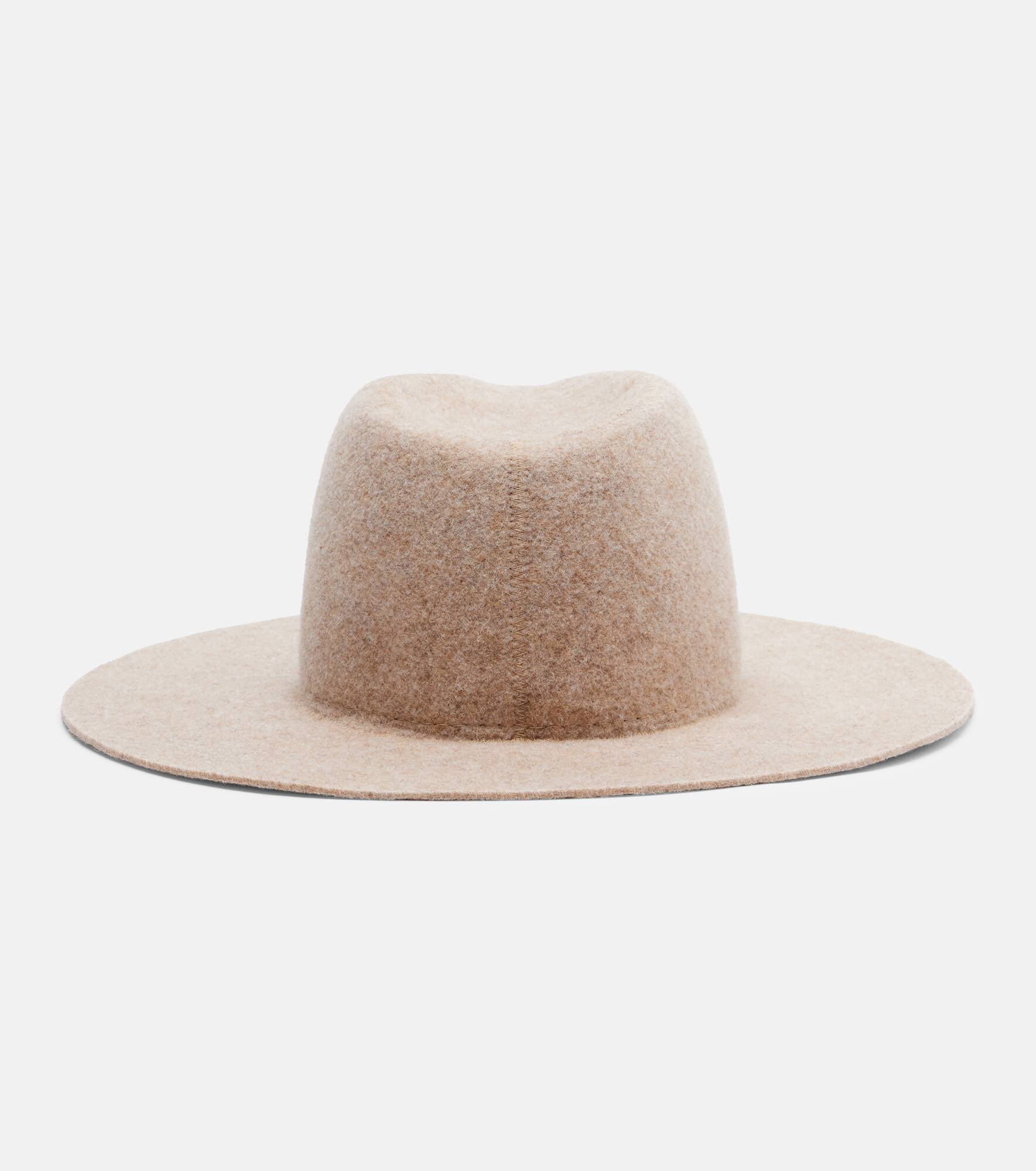 Monogram wool-blend felt fedora - 4