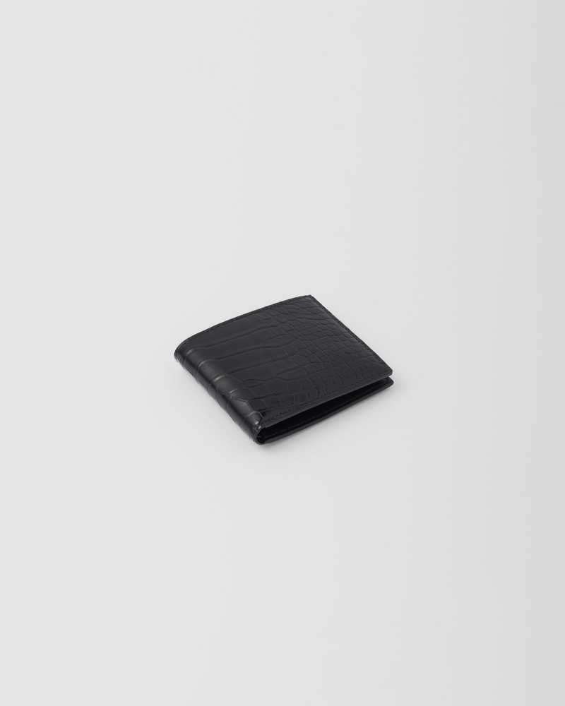 Prada Crocodile Leather  Wallet outlook