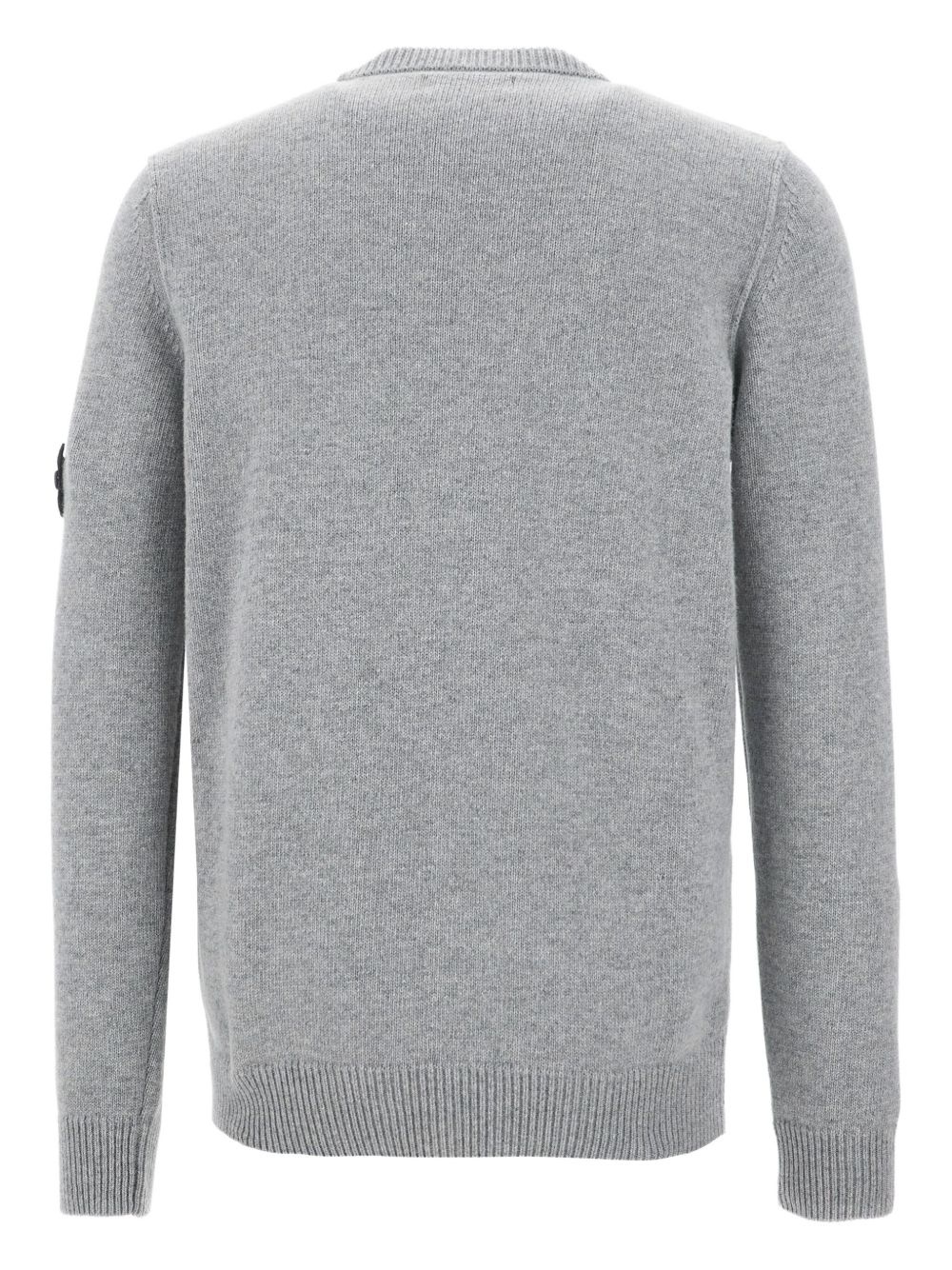 crew-neck logo-badge sweater - 2