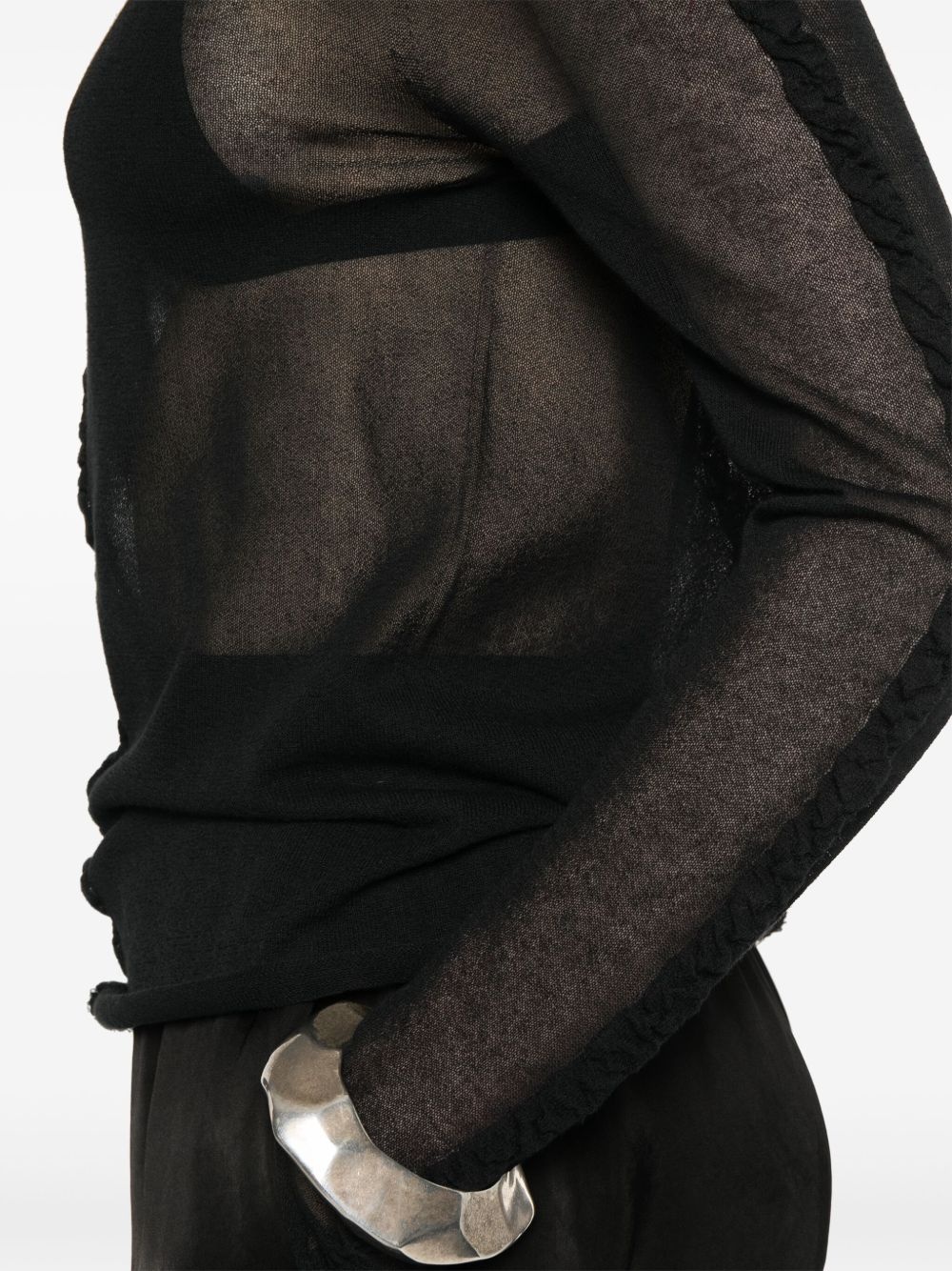 ruched-detailed top - 5