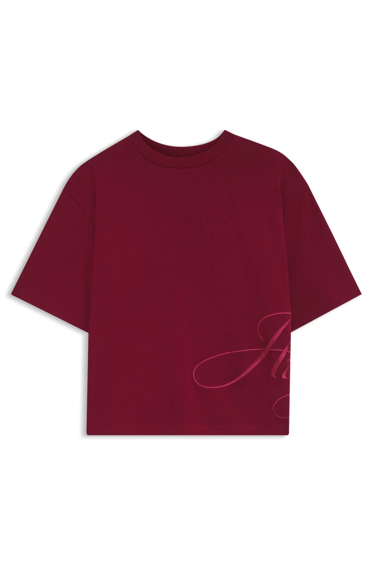 COTTON-JERSEY T-SHIRT WITH OVERSIZED LOGO EMBROIDERY - 1