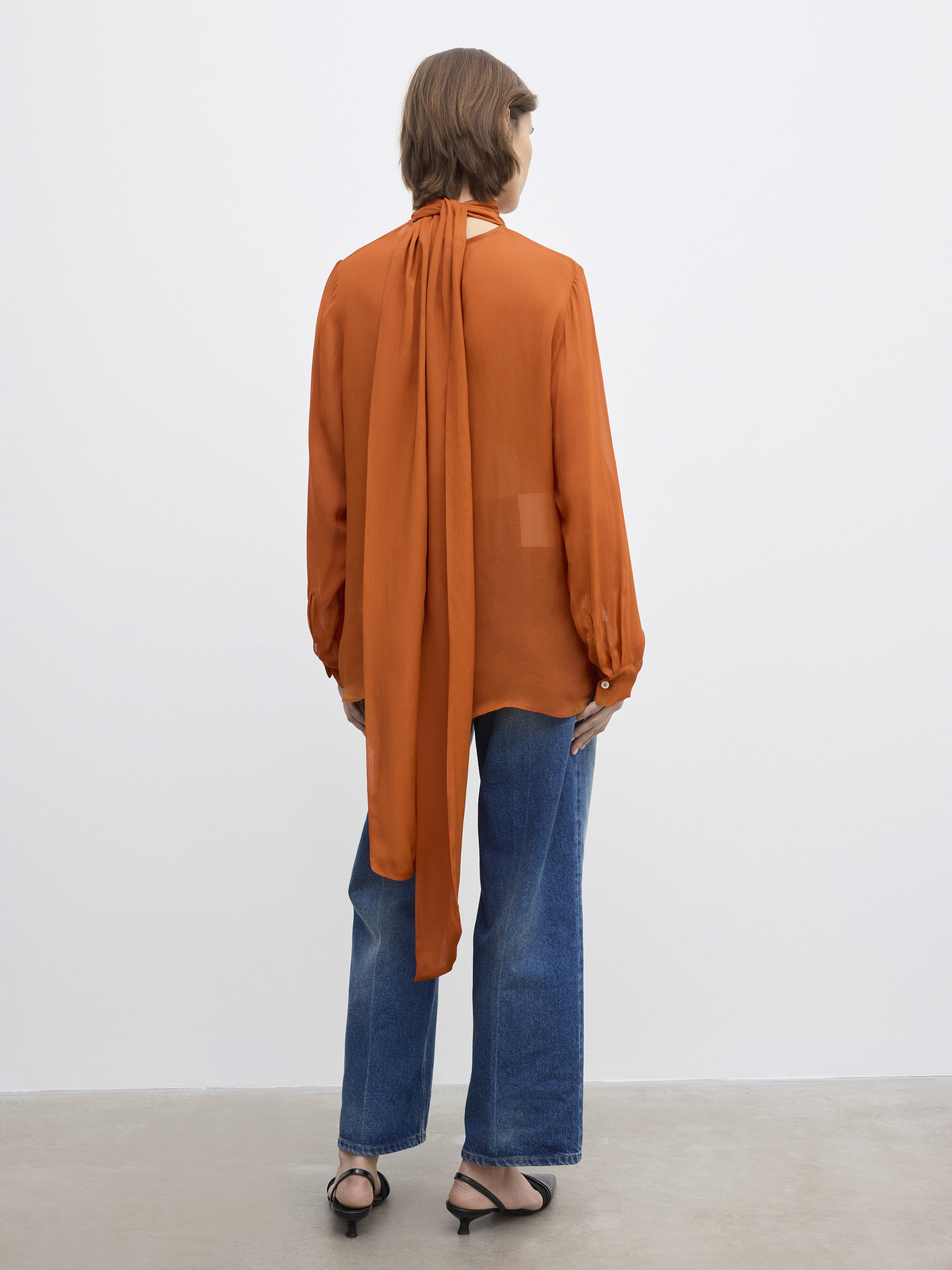 Scarf blouse - 5