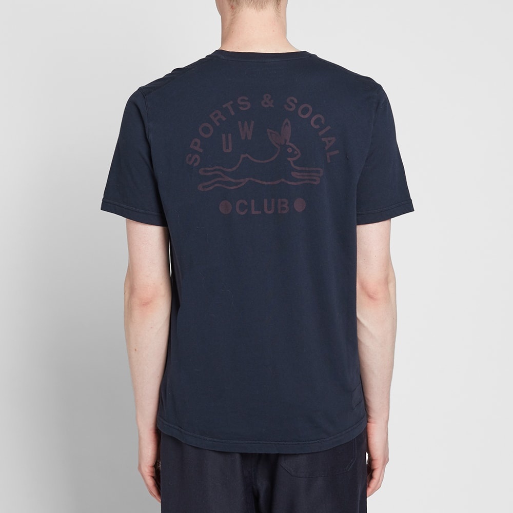 Universal Works Club Print Tee - 5