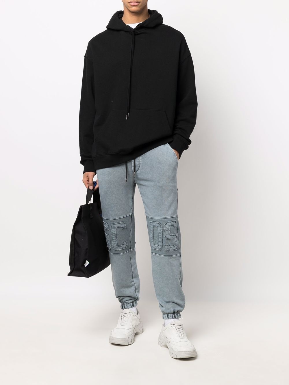 embroidered-logo detail track pants - 2