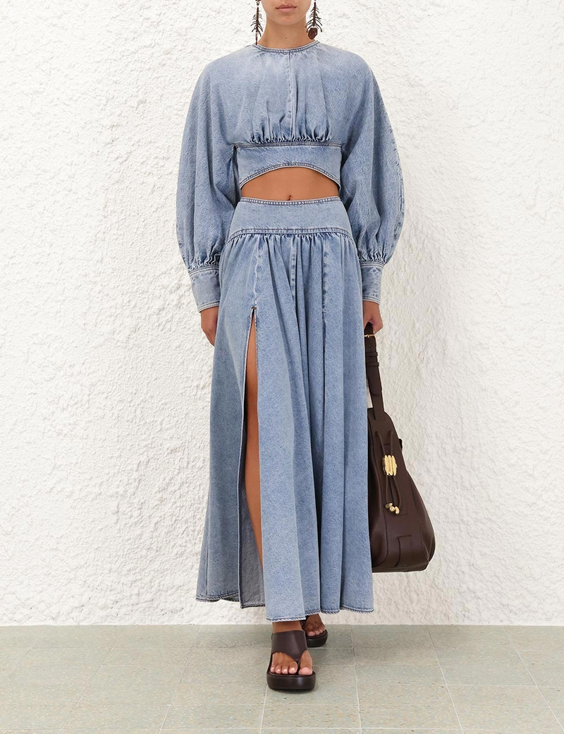 Zimmermann DENIM CIRCLE SKIRT outlook