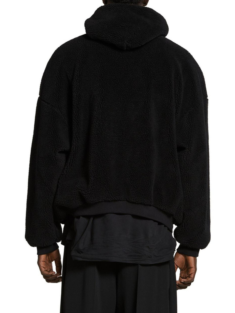 Outerwear Zip-Up Hoodie Oversized - Black 4