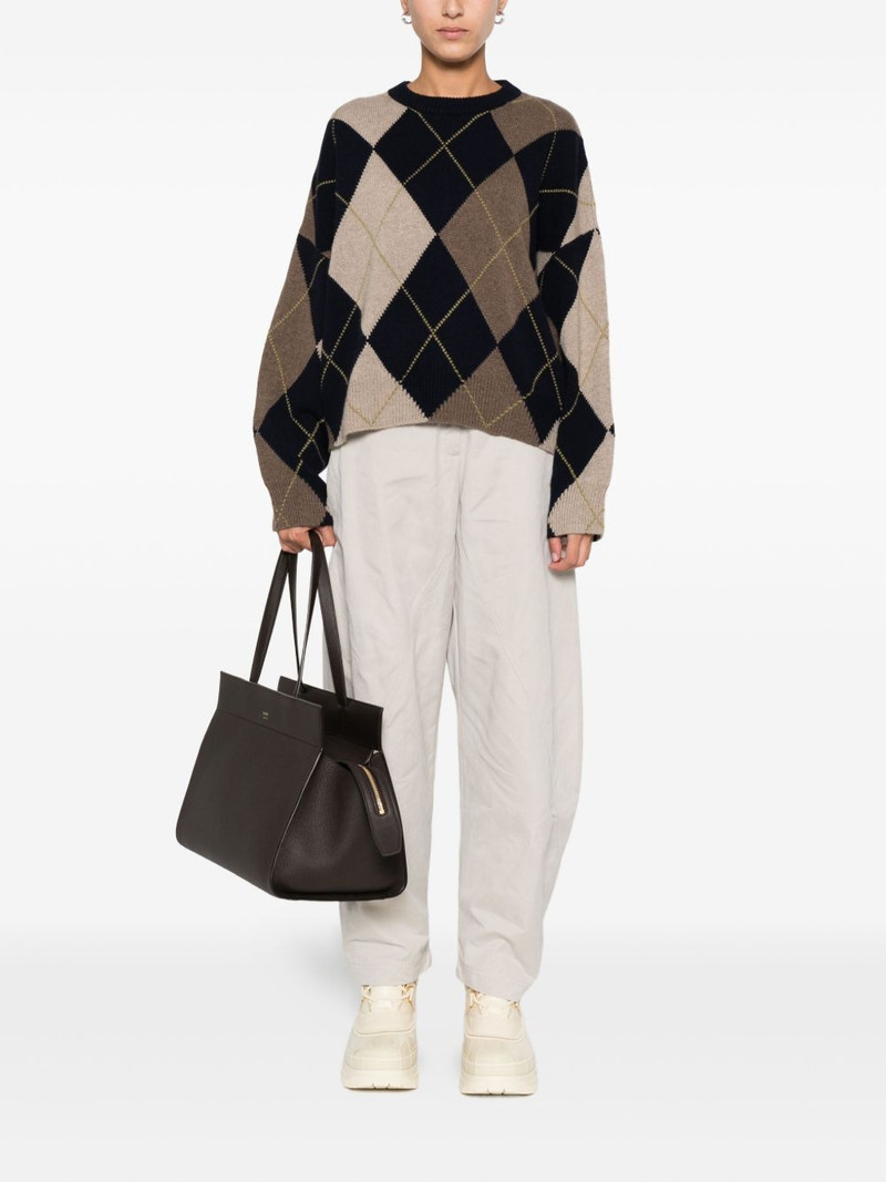 Herno panelled elasticated-waist pants outlook