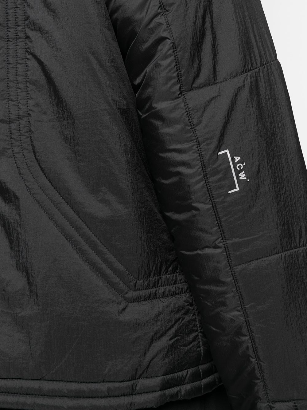 front zip padded jacket - 5