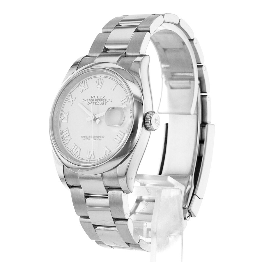 Pre-owned Rolex Datejust 36 Automatic Chronometer White Dial Men's Watch 126200 WRO - 5