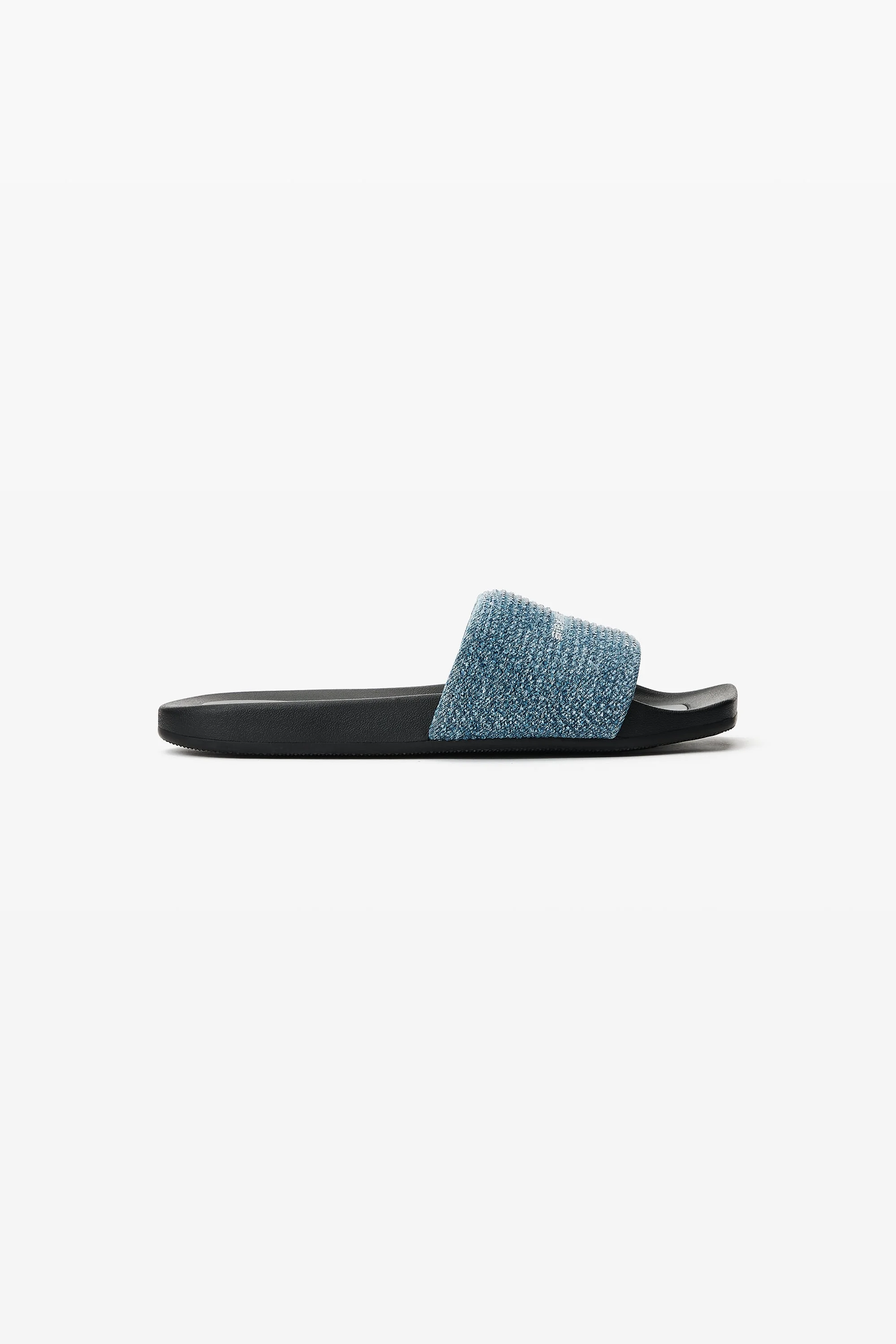 CRYSTAL DENIM AW POOL SLIDE - 1